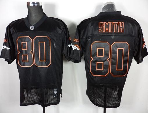 Cheap Denver Broncos 80 Rod Smith Black NFL Jerseys For Sale