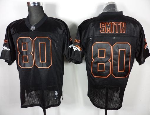 Denver Broncos 80 Rod Smith Black NFL Jerseys