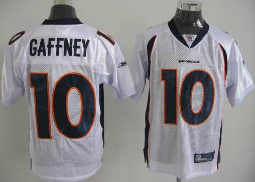 Cheap Denver Broncos 10 Jabar Gaffney White Jersey For Sale