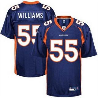 Cheap Denver broncos 55 D.J. Williams Blue NFL Jersey For Sale
