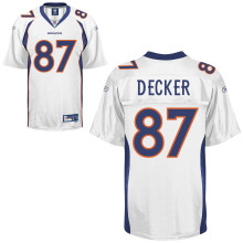 Denver Broncos 87 Eric Decker White NFL Jersey