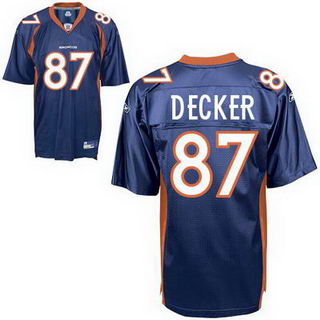 Denver Broncos 87 Eric Decker Blue NFL Jersey