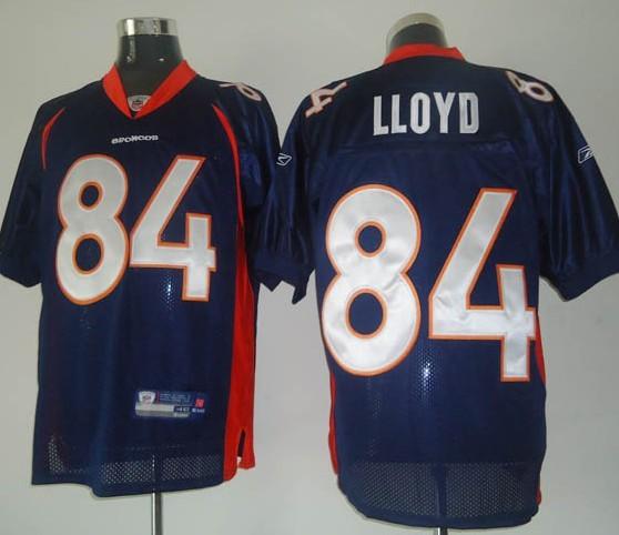 Cheap Denver Broncos 84 Brandon Lloyd Blue Jersey For Sale