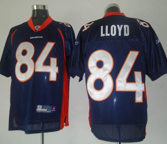 Denver Broncos 84 Brandon Lloyd Blue Jersey