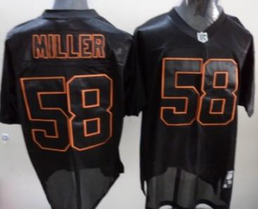 Cheap Denver Broncos 58 Von Miller Full Black NFL Jerseys For Sale