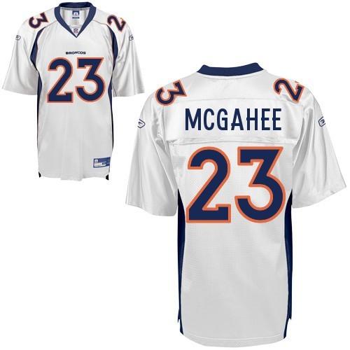 Denver Broncos 23 Willis McGahee White NFL Jerseys