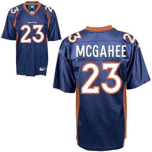Denver Broncos 23 Willis McGahee Blue NFL Jerseys