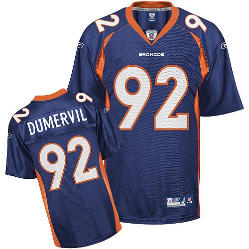 Cheap Denver Broncos 92 Dumervil Blue NFL Jerseys For Sale