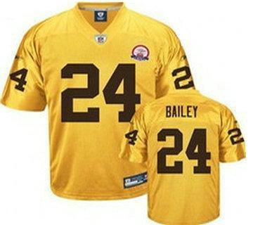 Denver Broncos 24 BAILEY Gold NFL Jersey
