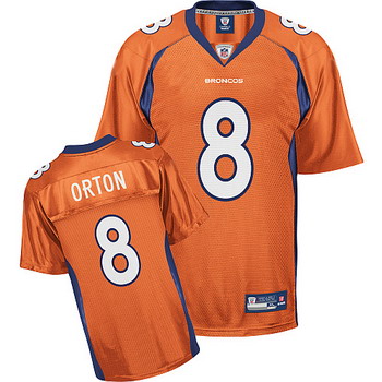Denver Broncos 8 Kyle Orton Orange Jerseys