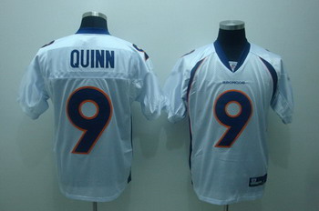 Denver Broncos 9 Brady Quinn white Jersey
