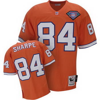 Cheap Denver Broncos 84 Shannon Sharpe Mitchell and Ness Jersey For Sale