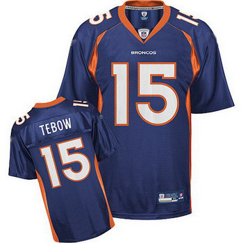 Cheap Denver Broncos 15 Tim Tebow blue Jersey For Sale