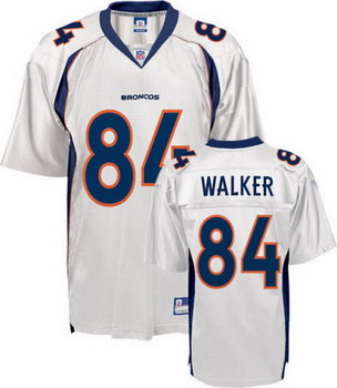 Denver Broncos 84 Javon Walker white Jersey