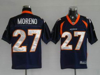 Cheap Denver Broncos 27 Knowshon Moreno Blue Jersey For Sale