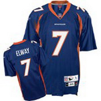 Cheap Denver Broncos 7 John Elway Throwback blue For Sale