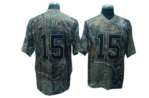 Cheap Denver Broncos 15 Tim Tebow Camo Realtree Jerseys For Sale