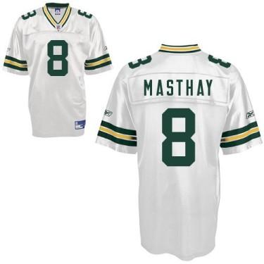 Green Bay Packers 8 Masthay White NFL Jerseys