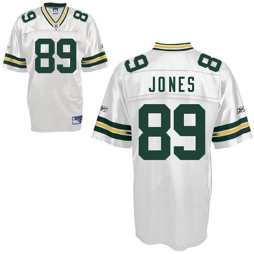 Cheap Green Bay Packers 89 James Jones White Jersey For Sale