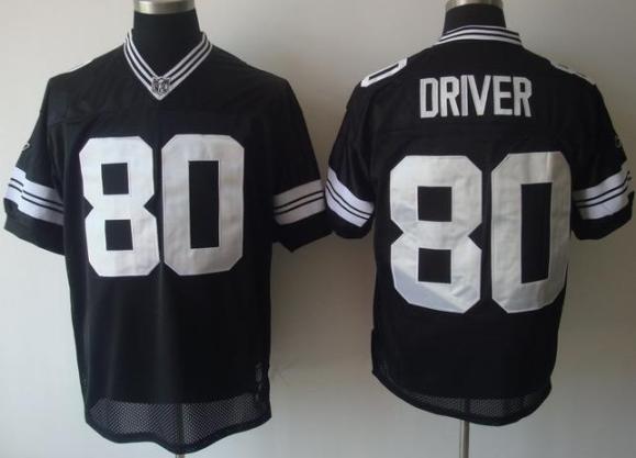 Cheap Green Bay Packers 80 Driver Black Shadow NFL Jerseys For Sale