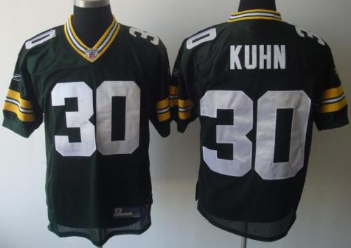 Green Bay Packers 30 Kuhn Green NFL Jerseys