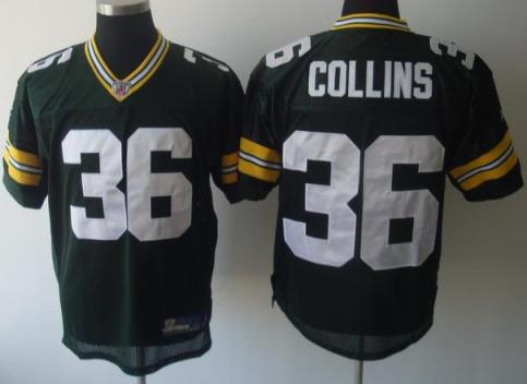 Cheap Green Bay Packers 36 Collins Green Jersey For Sale