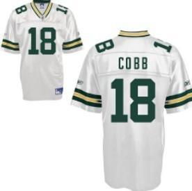 Green Bay Packers 18 Randall Cobb White Jersey