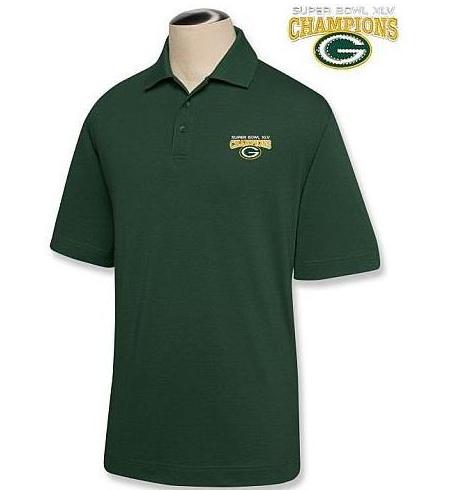 Cheap Green Bay Packers Super Bowl XLV Champions Green T-Shirt For Sale