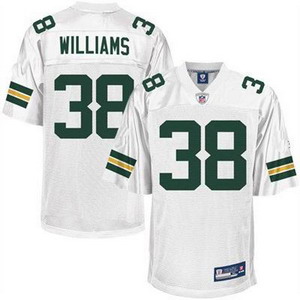 Cheap Green Bay Packers 38 Tramon Williams jersey White Jerseys For Sale