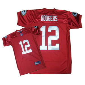 Cheap Green Bay Packers 12 Aaron Rodgers red Jerseys For Sale