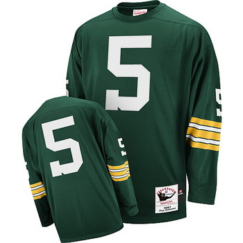 Cheap Green Bay Packers 5 Paul Hornung Green Jerseys Throwback For Sale