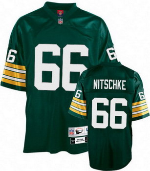 Green Bay Packers 66 Ray Nitschke green Jersey