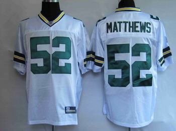 Cheap Green Bay Packers 52 matthews white Jerseys For Sale