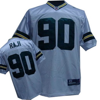 Cheap Green Bay Packers 90 BJ Raji white jerseys For Sale