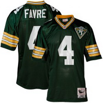 Green Bay Packers 4 Brett Favre Green 1993 Throwback Collectible Jersey