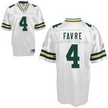 Cheap Green Bay Packers 4 Brett Favre White Jersey For Sale