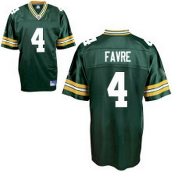 Cheap Green Bay Packers 4 Brett Favre green Jersey For Sale