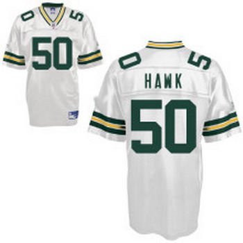 Green Bay Packers 50 A.J.Hawk White Jersey