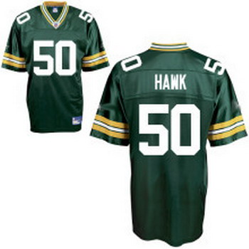 Green Bay Packers 50 A.J.Hawk green Jersey