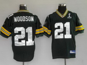 Cheap Green Bay Packers 21 Charles Woodson green Super Bowl XLV Jerseys For Sale