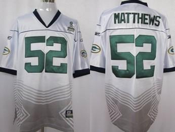Cheap Green Bay Packers 52 Matthews 2011 Super Bowl Champions White Jersey For Sale