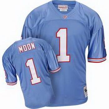 Cheap Mitchell and Ness Houston Oilers Warren Moon Throwback Jersey For Sale