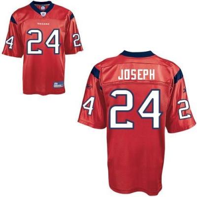 Cheap Houston Texans 24 Johnathan Joseph Red NFL Jerseys For Sale