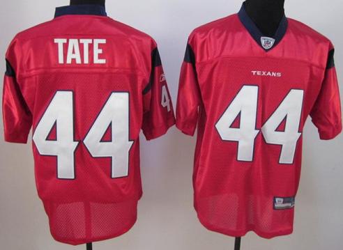 Cheap Houston Texans 44 TATE Red NFL Jerseys For Sale