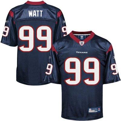 Houston Texans 99 Watt Blue Jerseys
