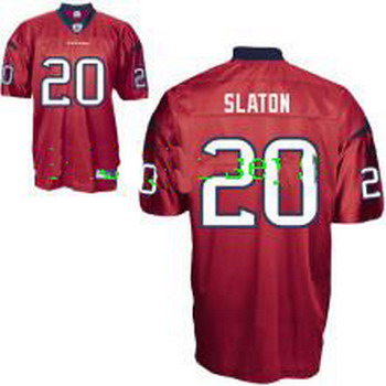 Houston Texans Slaton steve 20 Red jersey