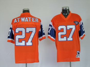Danver Broncos 27 Atwater Orange Throwback jerseys