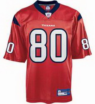 Cheap Houston Texans A.Johnson 80 Red Jersey For Sale