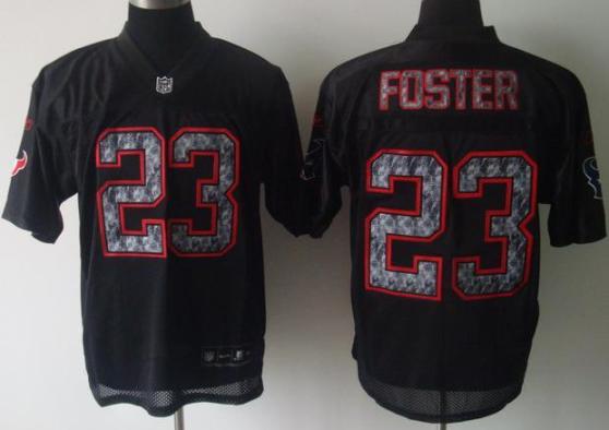 Cheap Houston Texans 23 Arian Foster Black United Sideline Jerseys For Sale