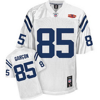 Cheap Indianapolis Colts Pierre Garcon Super Bowl XLIV White Jersey For Sale